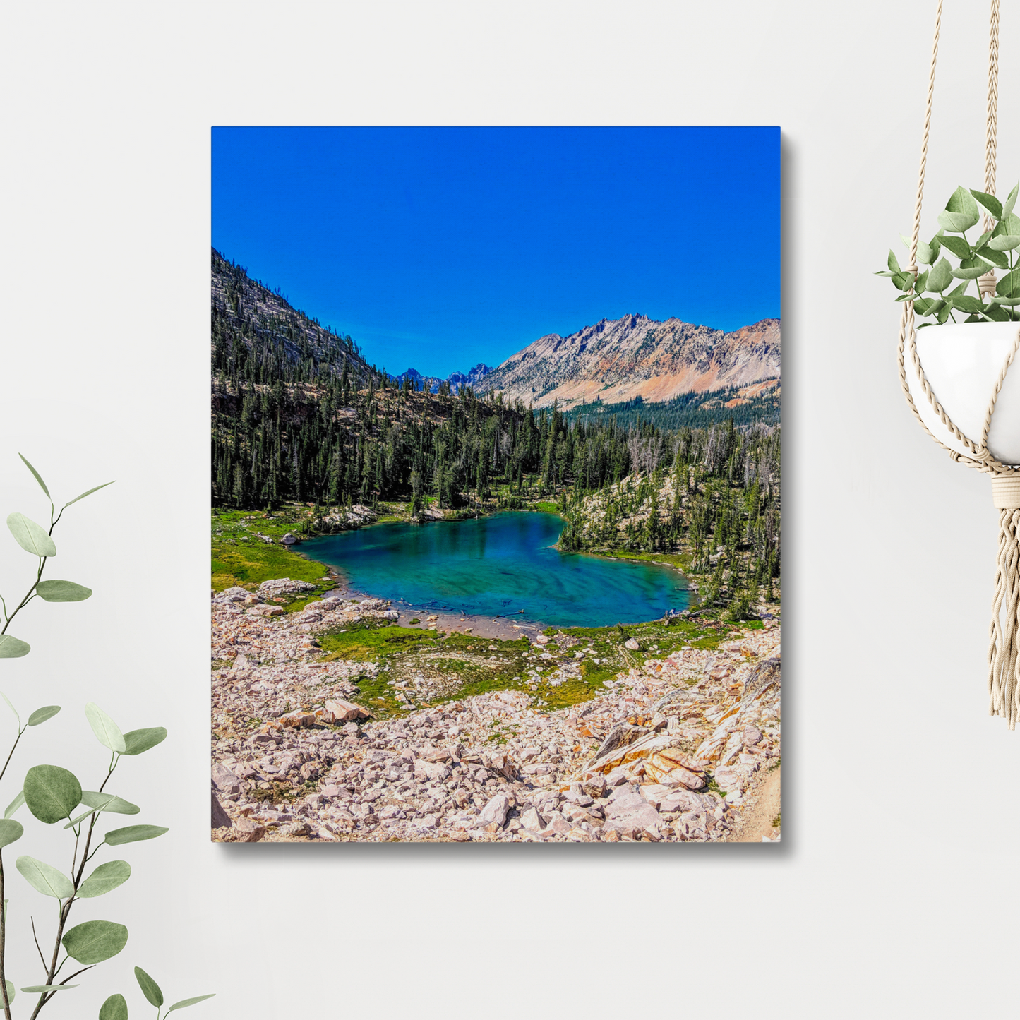 Heart Lake Canvas Print